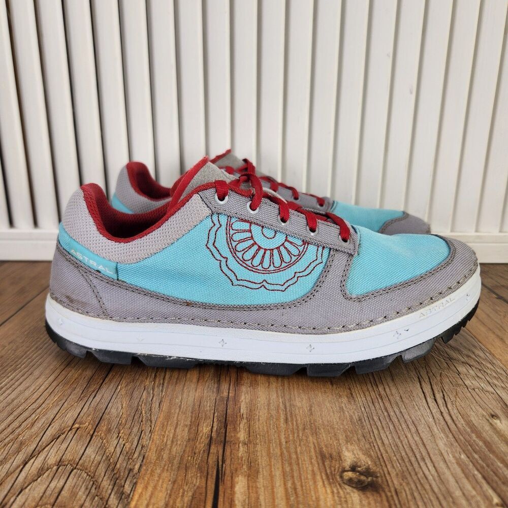 Astral Tinker V163 Womens Size 6.5 Blue Gray Trail Hiking Minimalist Shoes Hemp